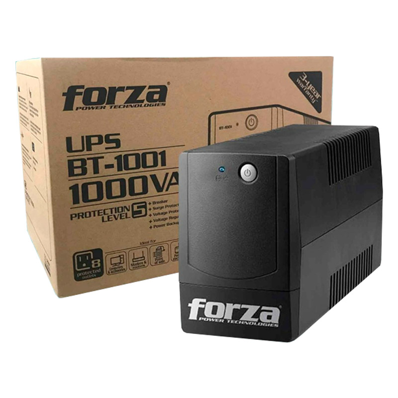 UPS INTERACTIVA FORZA 1000VA 600W 8 TOMAS