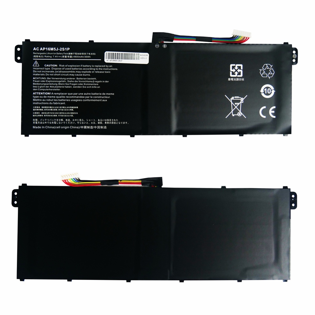 [A02101] Bateria Acer Aspire 3 A315-21 A315-51 A315-31-C514 N17Q2 7.4v 7.7v 7.6v AP16M5J