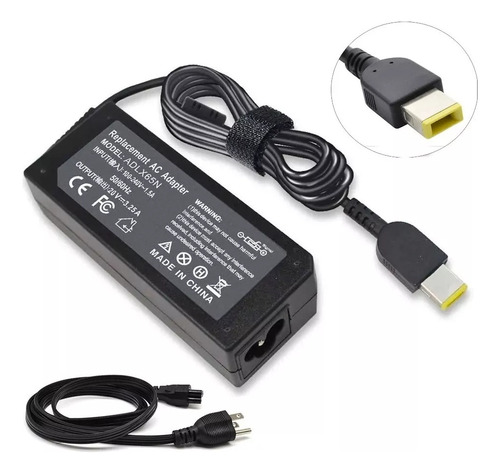 [A09606] CARGADOR PORTATIL LENOVO 20V 2.25 AMP USB HOMOLOGADO