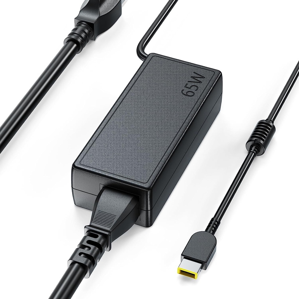 [A09603] CARGADOR PORTATIL LENOVO 20V 3.25 AMP USB HOMOLOGADO 65W