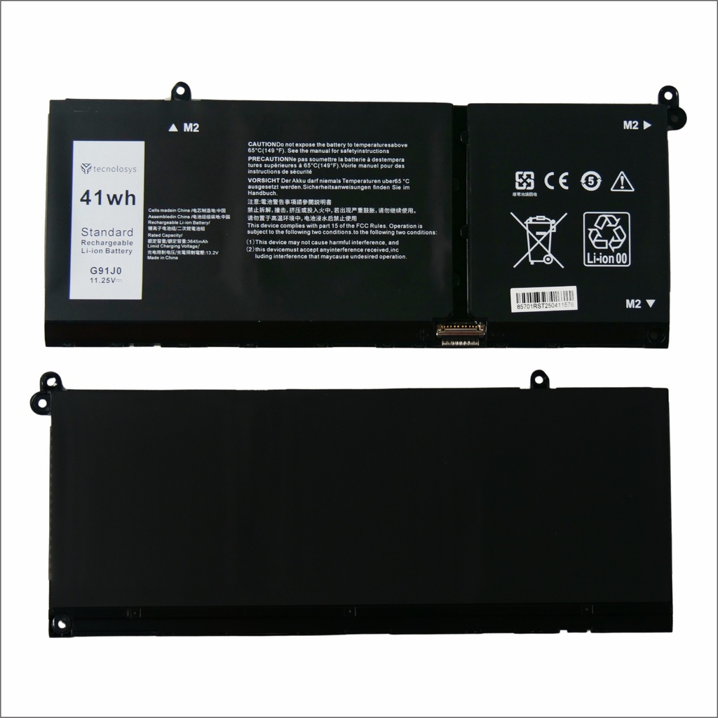 [A02422] BATERIA DELL G91J0 41Wh para Dell Latitude 3420 3320 3330 3420 3430 3520 3530 Inspiron 3510 3511 3515 5310 5410 5418 TIPO A