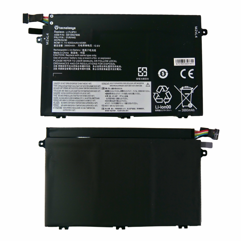 BATERIA LENOVO THINKPAD E480 E485 E495 E580 E585 E490 E590 R480 R580 E14 E15