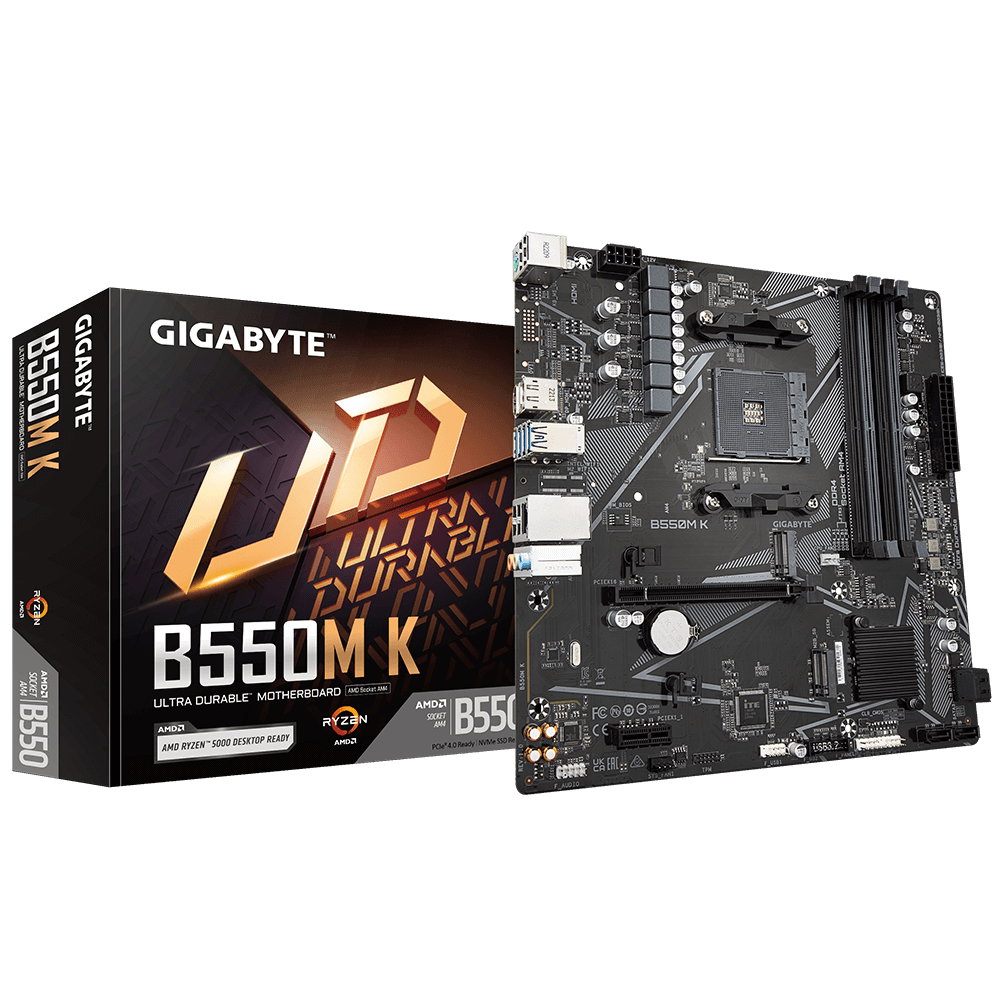 BOARD GIGABYTE B550M-K DDR4 / AMD RYZEN MICRO ATX
