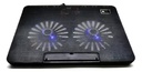 [CP003] Base Refrigerante Doble Ventilador A2 | Silencioso | 2 Usb Color Negro