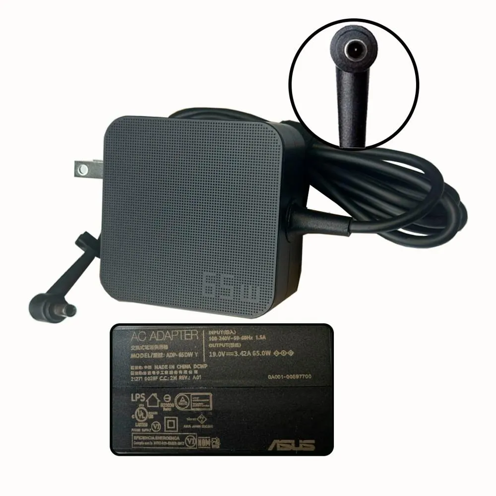 [A09312] CARGADOR PARA ASUS ADP-65DW VIVOBOOK 19V 3.42A 4.5X3.0MM ORIGINAL