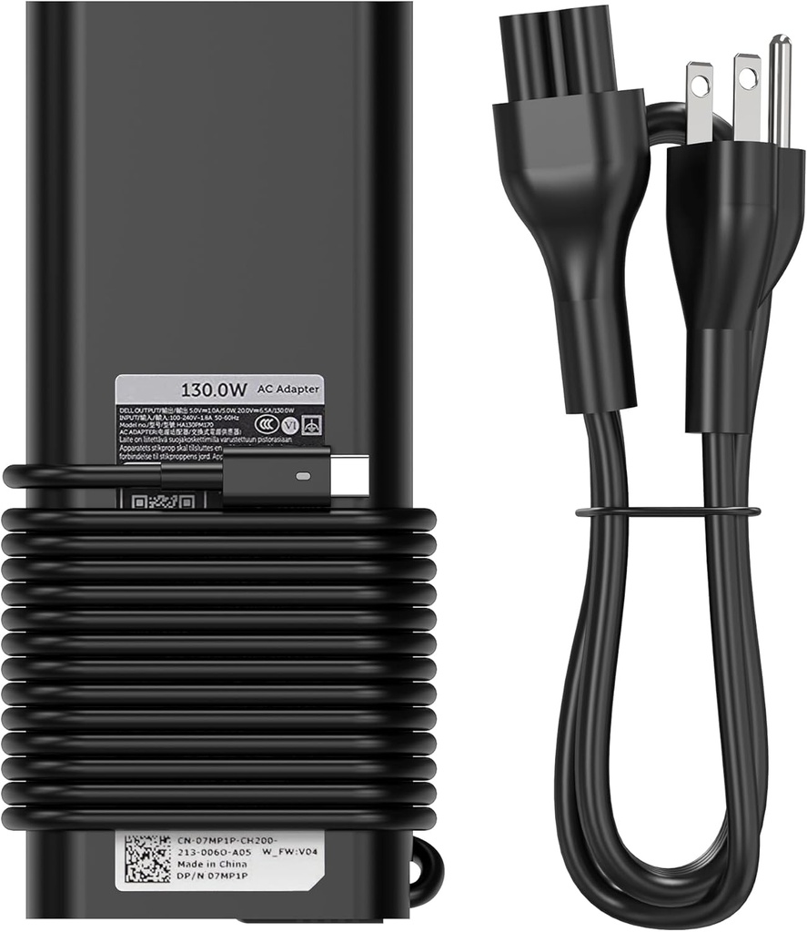 CARGADOR PORTATIL DELL TIPO C 130W ORIGINAL