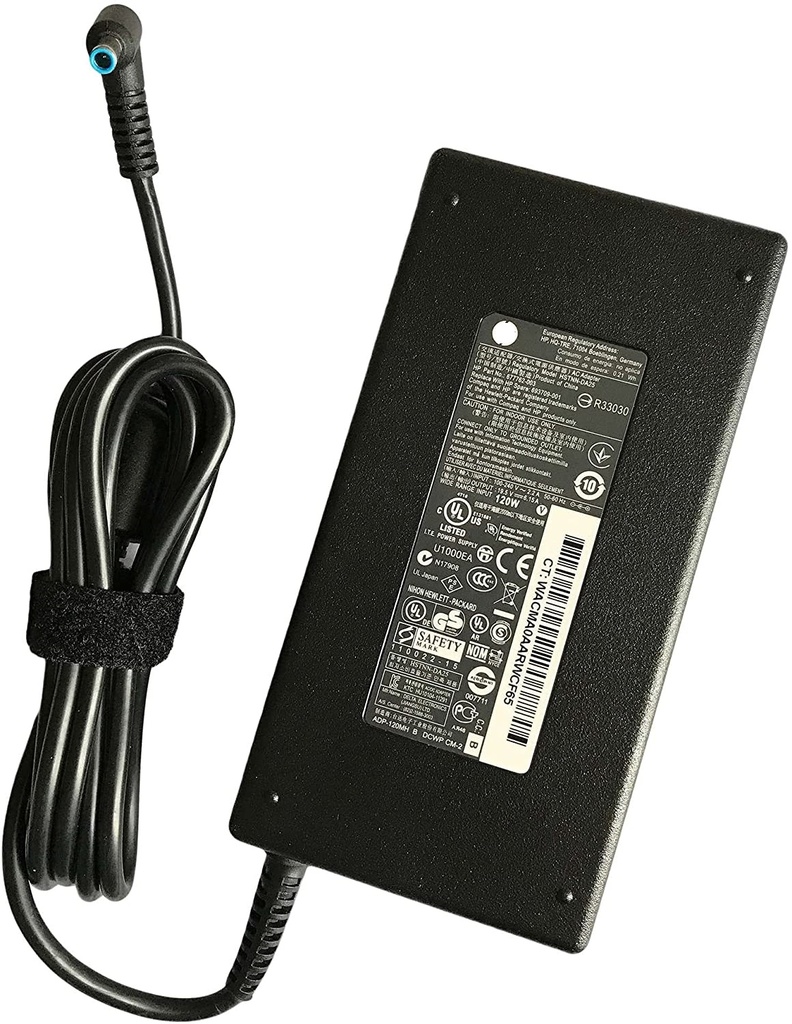 CARGADOR PORTATIL HP SPLIT PUNTA AZUL 19.5V 6.15AMP 4.5*3.0MM HOMOLOGADO