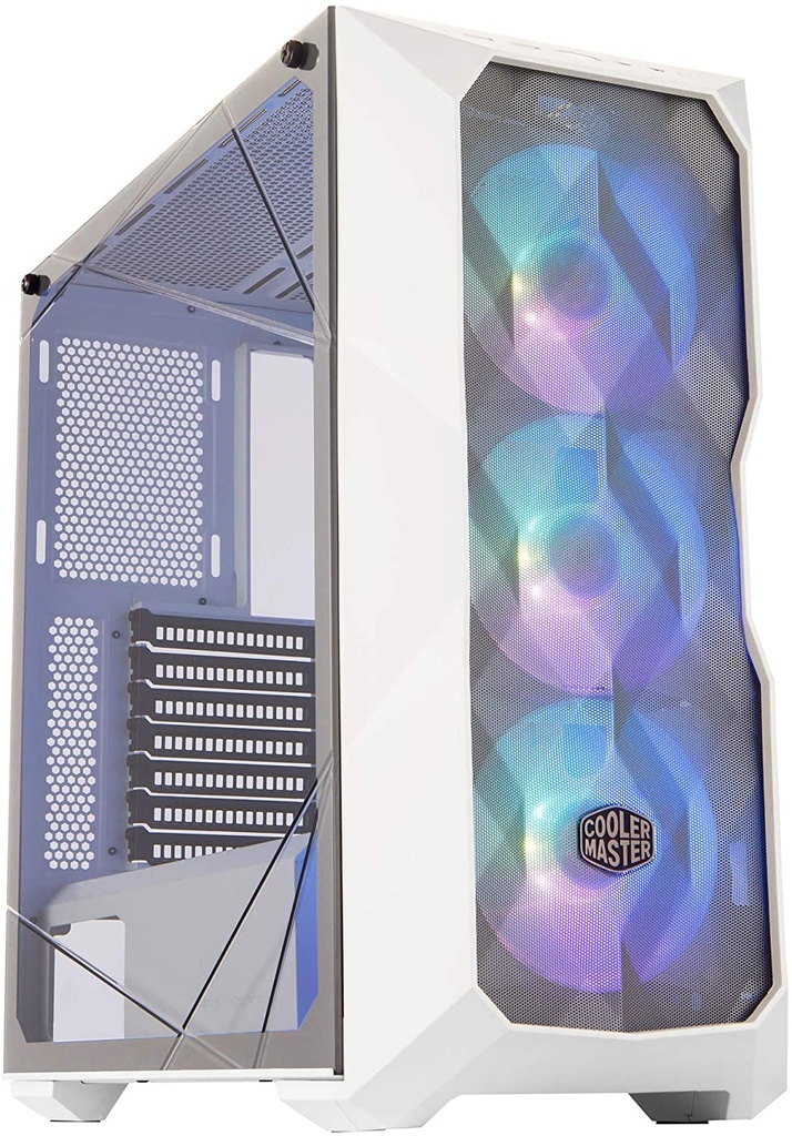 CHASIS COOLER MASTER MASTERBOX TD500 MEHS BLANCO 3 ARGB FAN