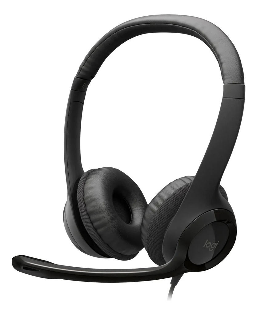 Diadema Logitech H390 USB Negro Con Micrófono