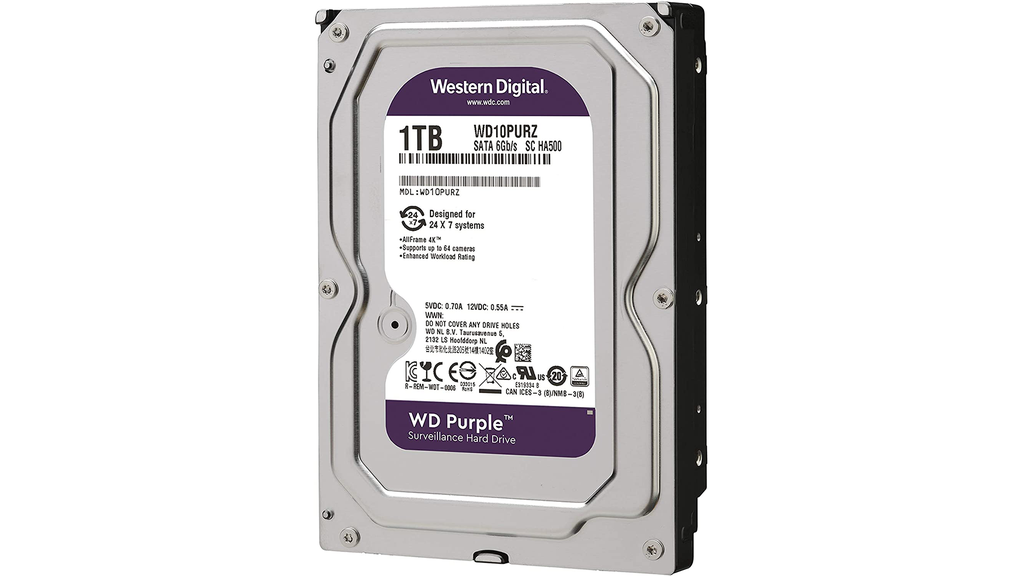 Disco Duro HDD 1TB WESTERN DIGITAL PURPLE sata 6Gb/s WD11PURZ