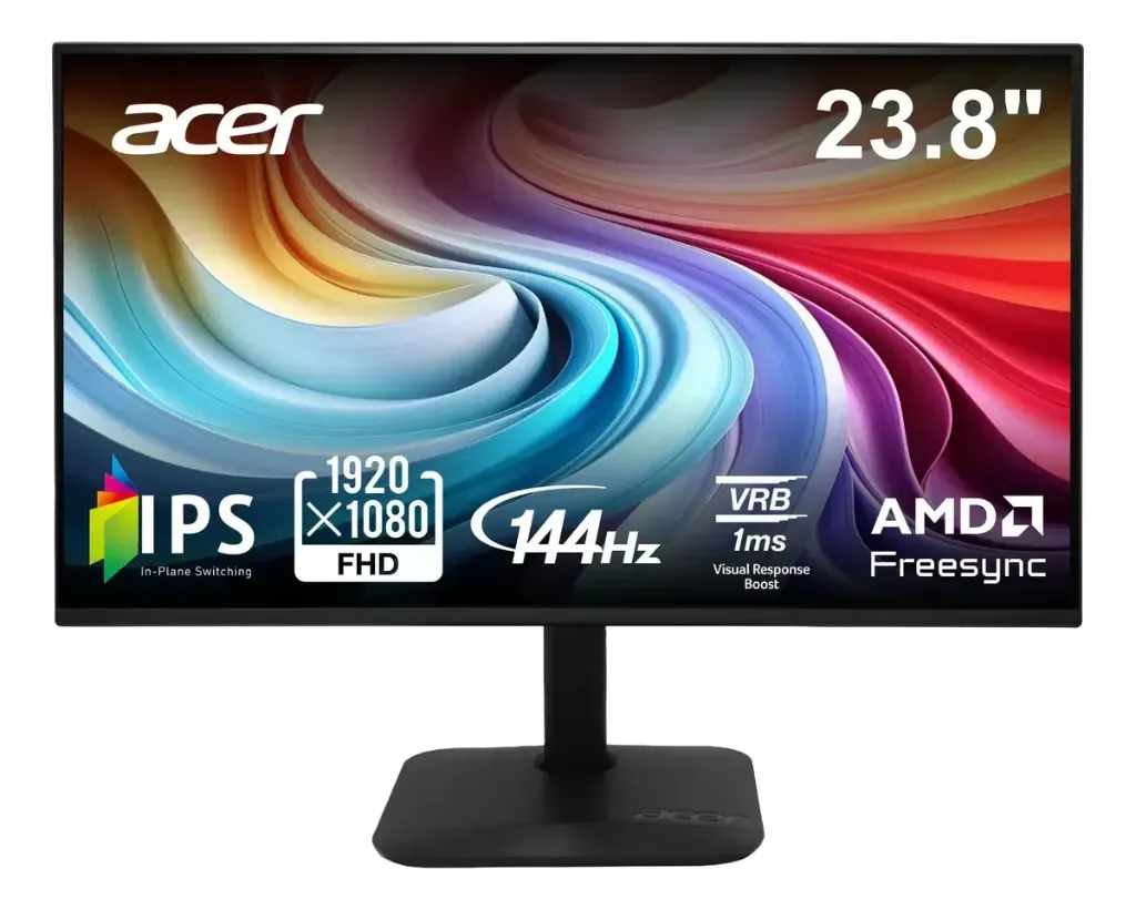 MONITOR ACER KA242Y P6bi 23.8" IPS LED FHD 144Hz 1ms FreeSync (HDMI,VGA)