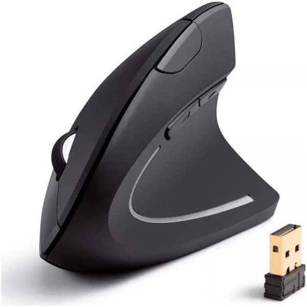 [MOC18] Mouse Vertical Inalámbrico ergonómico de Pila MOD: C18