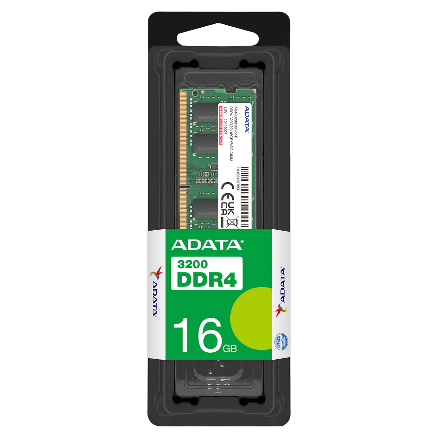 [AD145] RAM PORTATIL DDR4 16GB 3200MHZ ADATA MODELO: AD4S320016G22-SGN