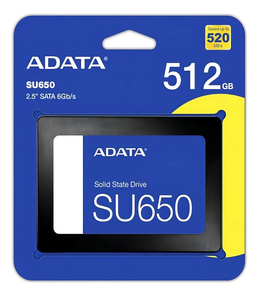 SSD ADATA  512GB MODELO: SU650
