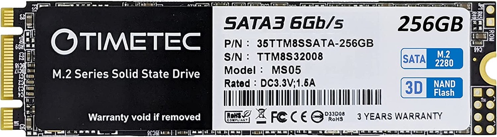 [A5000] SSD M.2 SATA 256GB TIMETEC