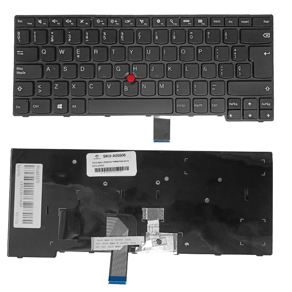 TECLADO LENOVO THINKPAD E470 E475 E470C