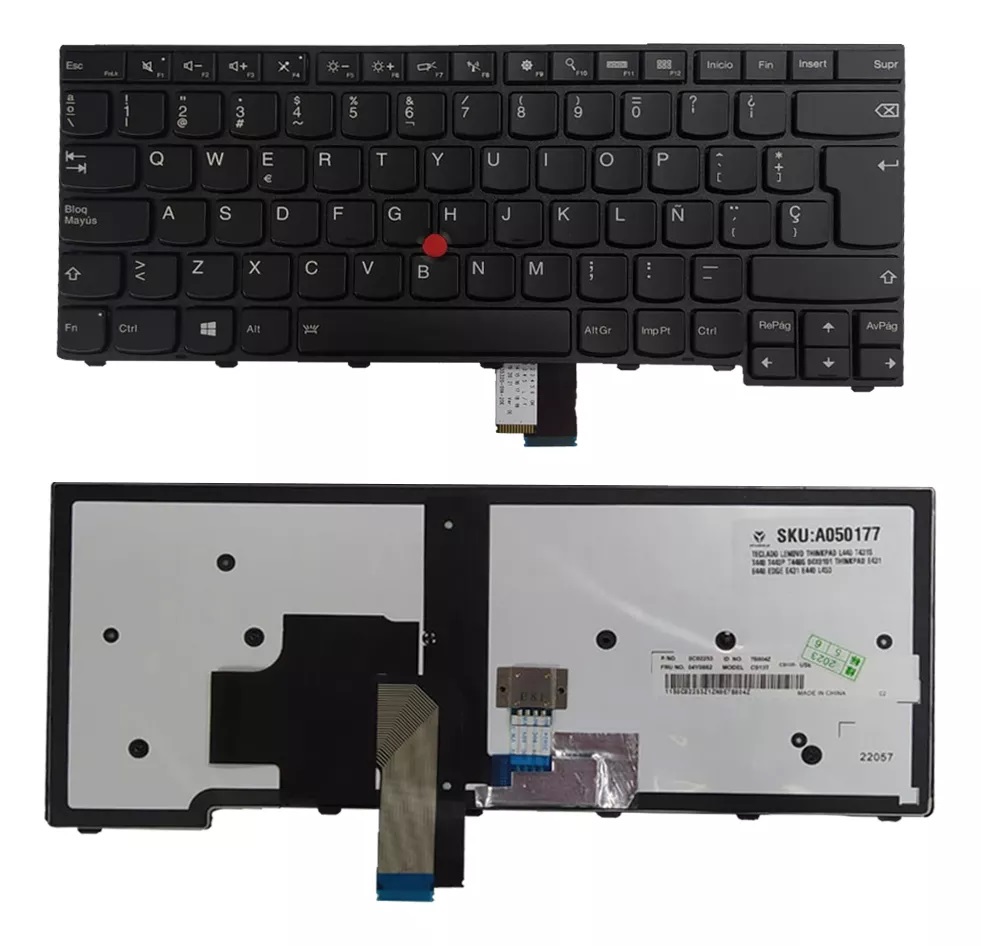[A05608] TECLADO LENOVO THINKPAD L440 T431S T440 T440P T440S 04X0101 E431 E440 E431 E440 L450