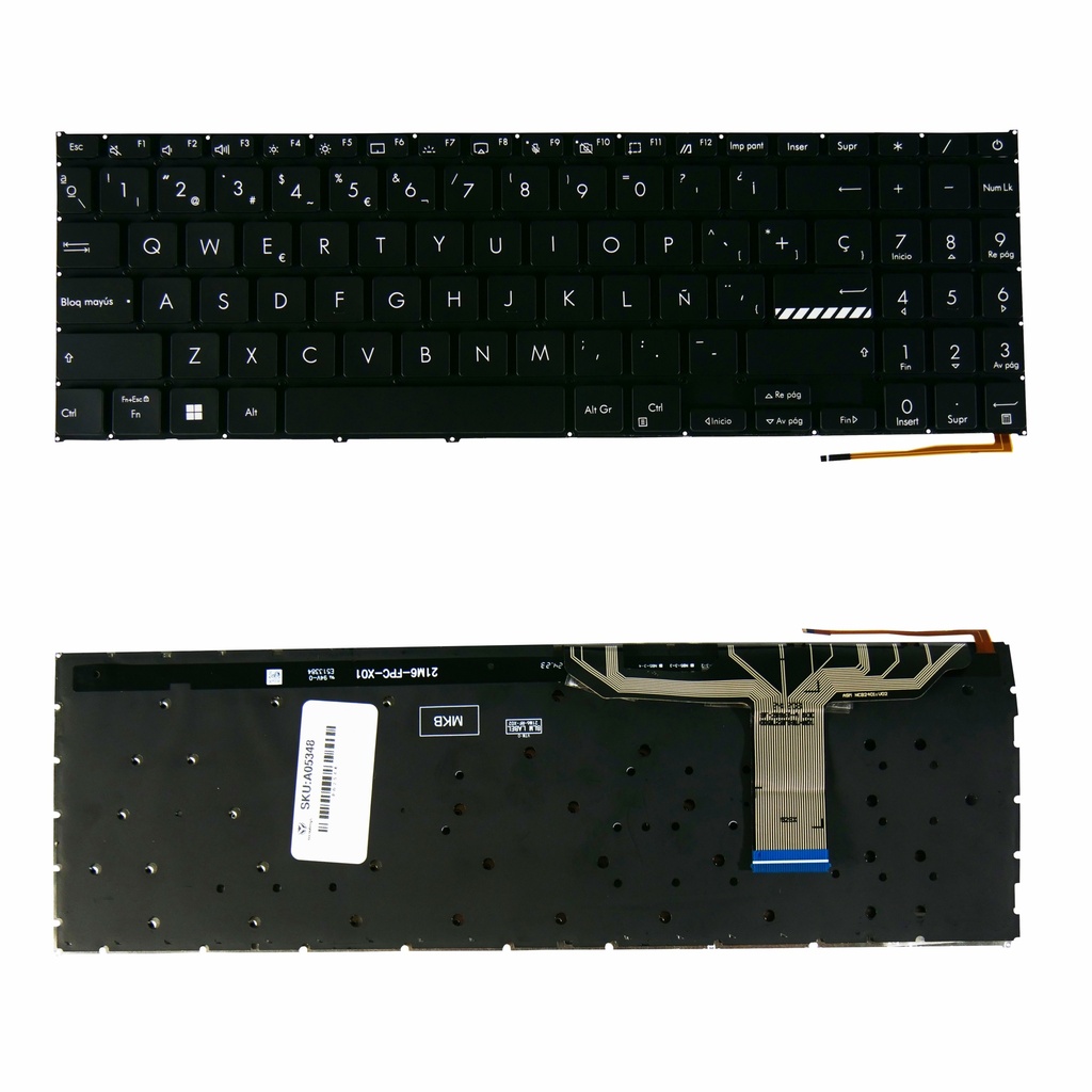 TECLADO PORTATIL ASUS X1502 X1502za M1502 X1503 M1503qa