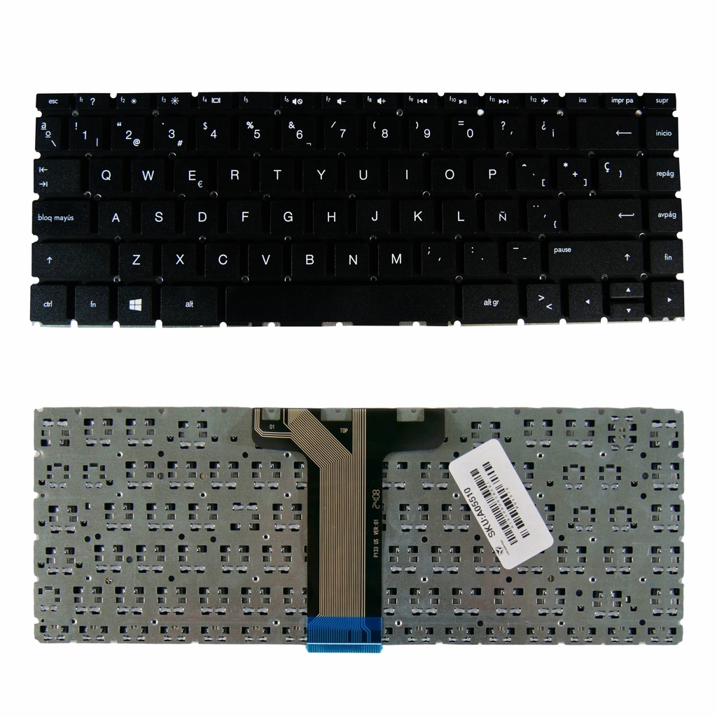 Teclado Hp 14-BS 14-BP 14-BW 14-CK 14-CF 14-BA 14-CF 245 G6 240 G6 NEGRO