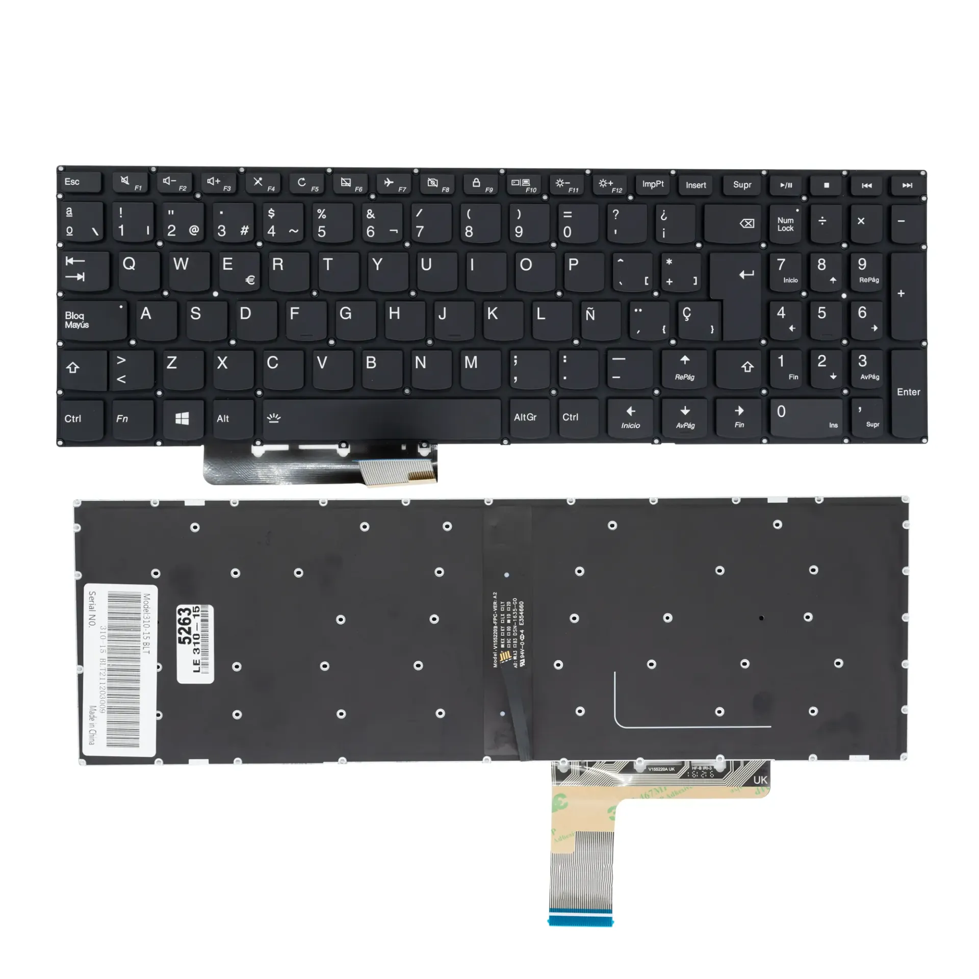 Teclado Lenovo Ideapad 110-15ISK / V110-15ISK SIN POWER