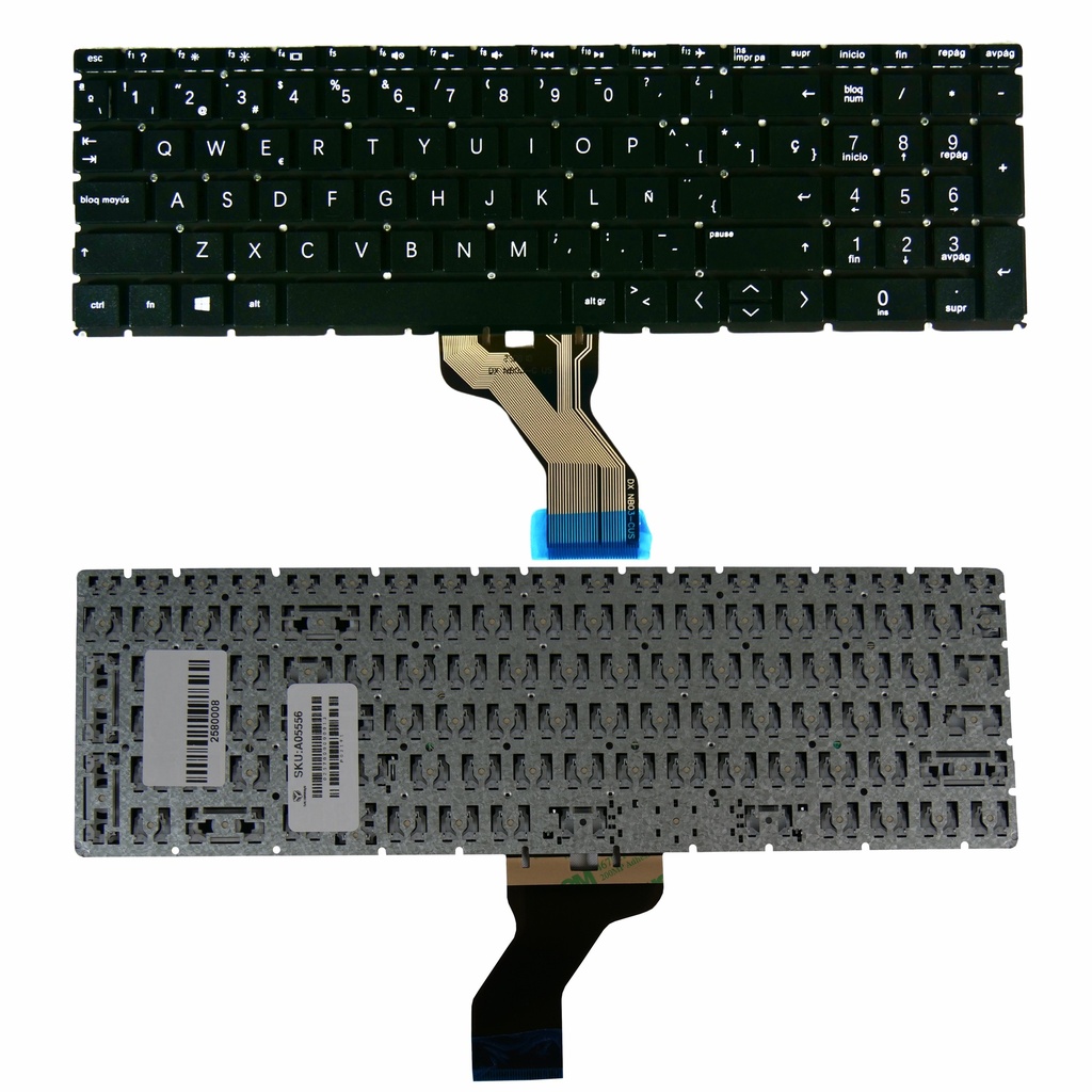 [A05556] Teclado Portatil Hp 15-DK 15-CW 15-DA 15-CC 15-DA 15-CB 15-DY 15-CD 15-DB 15-BR 15-CX 15Z-EC 15-EC 15-DW 15T-DK 15-CR 15-CS