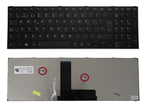 Teclado Toshiba Satellite C50-B / C55-A-B / C50D-B c55d-b