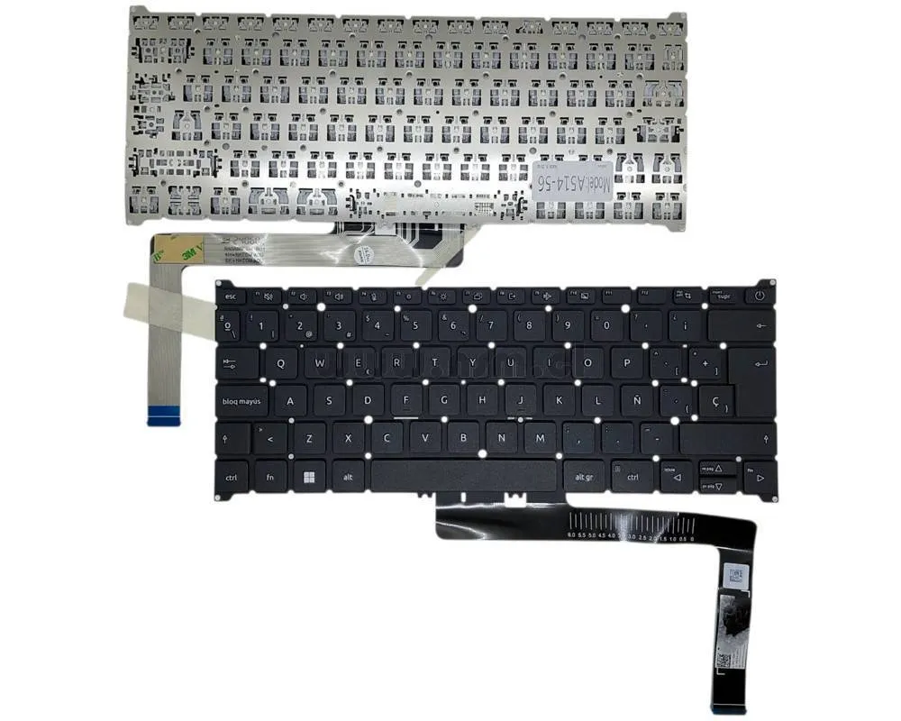 [A05124] Teclado Español Negro Acer AV14-51 AV14-52 A314-23 A314-36 A514-54 A514-55 CON POWER