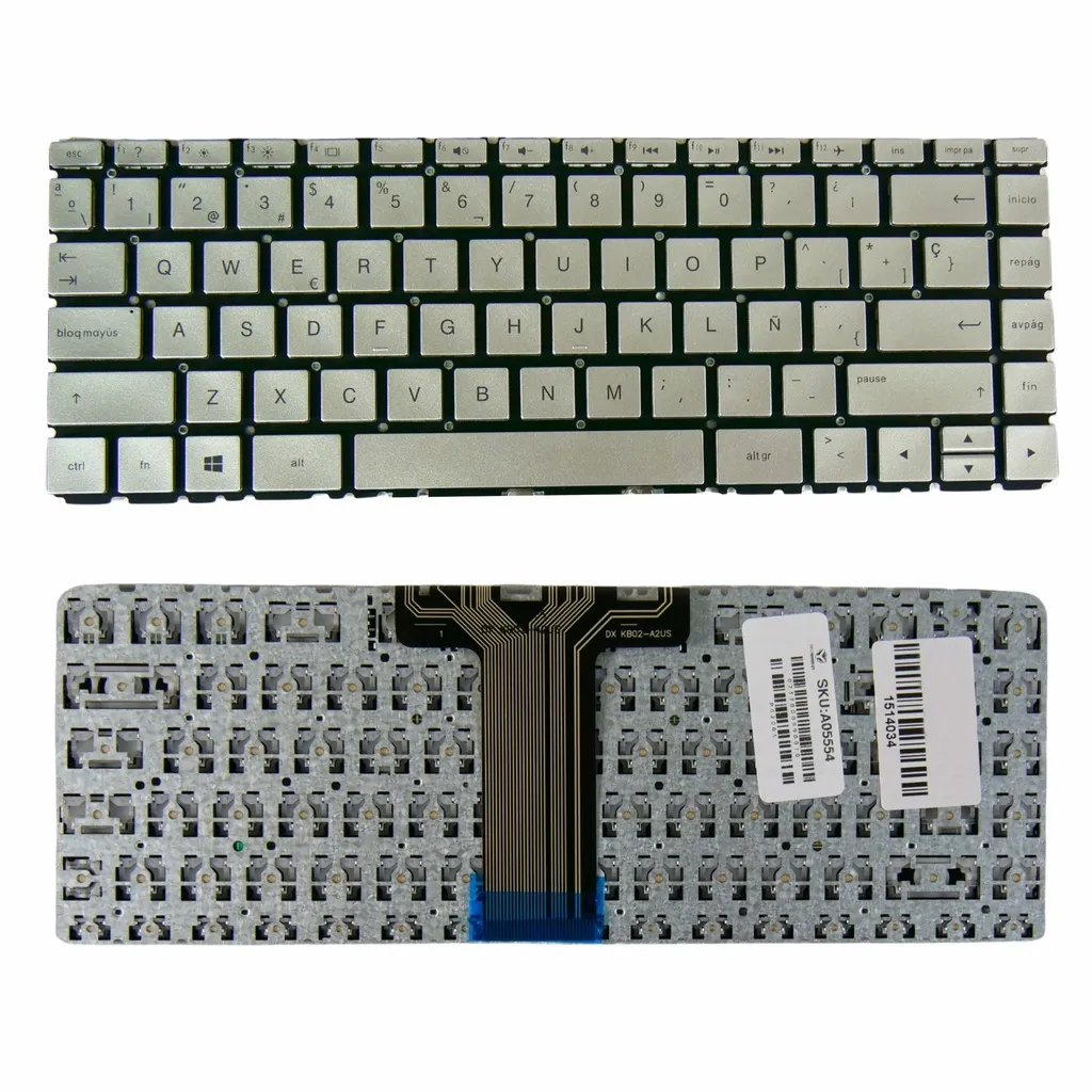 TECLADO HP 14-BS 14-BP 14-BW 14-CF 14-CK 14-BK 14-DK  14-DQ PLATEADO