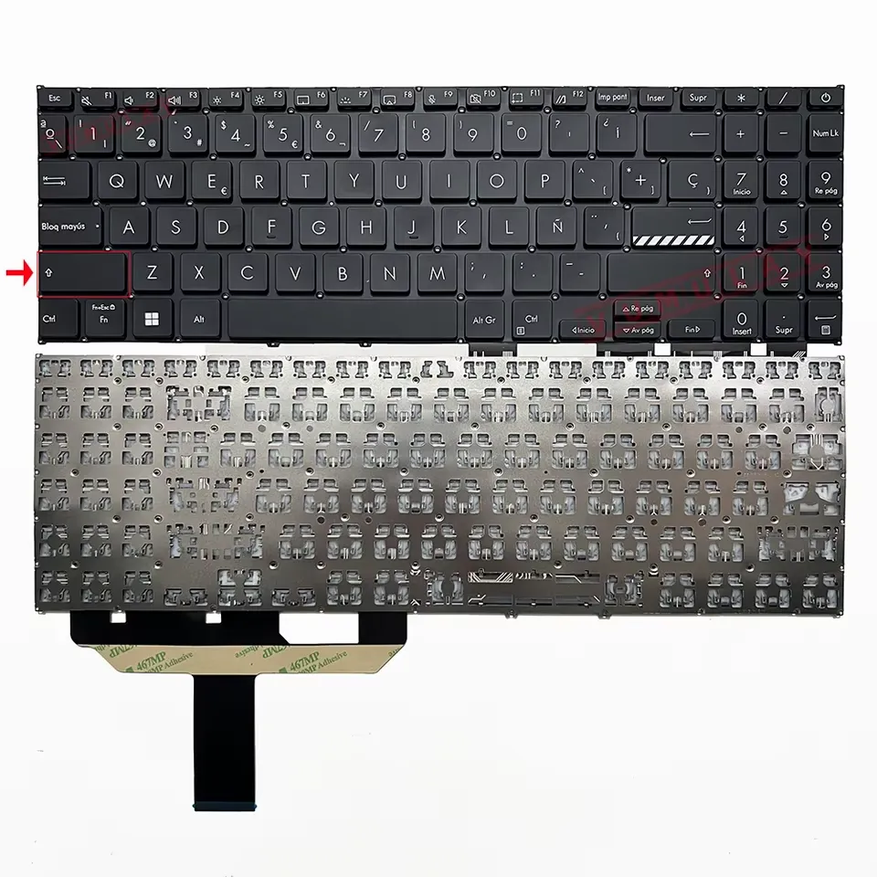 TECLADO ASUS Vivobook 16 M1605 M1605ya M1605qa X1605 X1605za X1605va