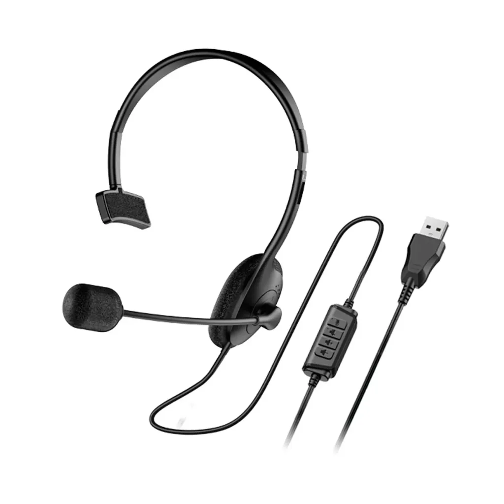 DIADEMA GENIUS HS-100U MONOAURAL CON MICROFONO USB