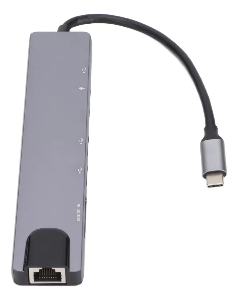 Usb C Multipuerto Adaptador Hub 8 In 1 Type To Hdmi