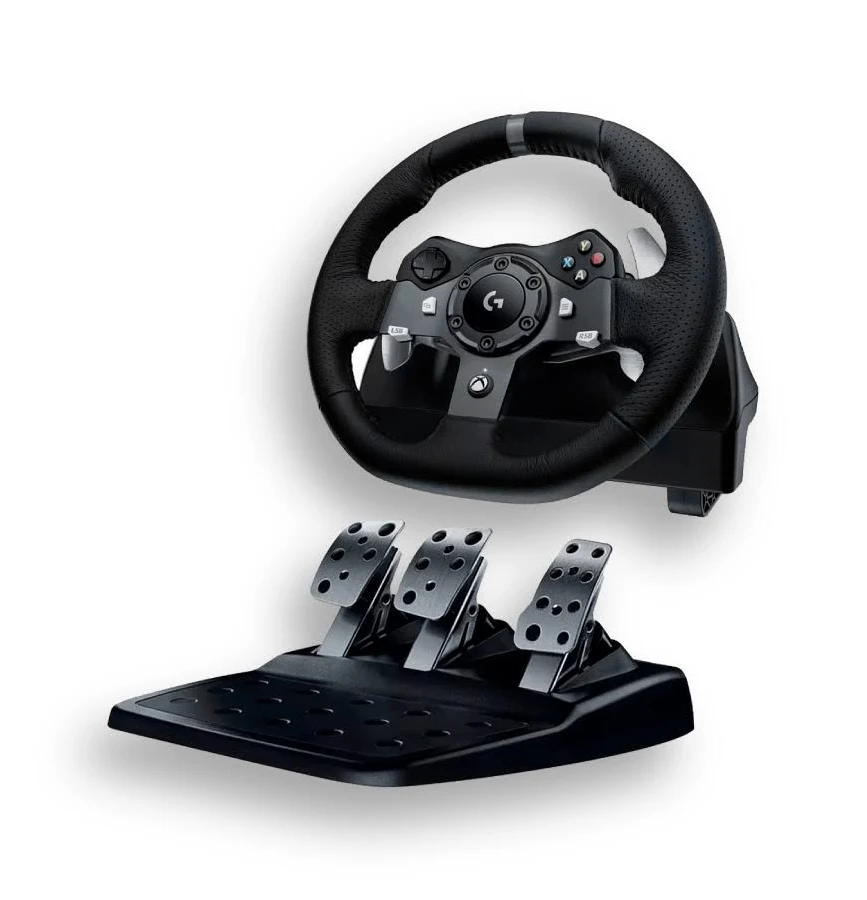 [G920] TIMON G920 Logitech Gaming Timón de Carreras Con Pedales USB Compatible XBOX One/PC