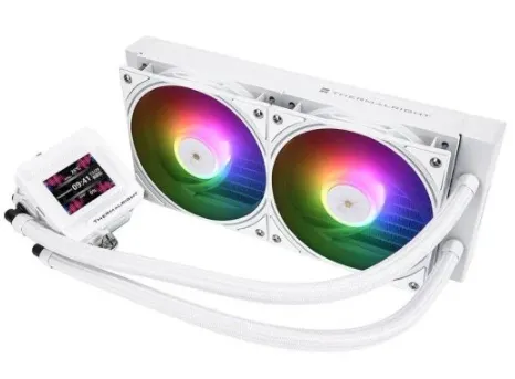 REFRIGERACION LIQUIDA THERMALRIGHT FROZEN WARFRAME 240MM BLANCA 2 FAN ARGB CON DISPLAY