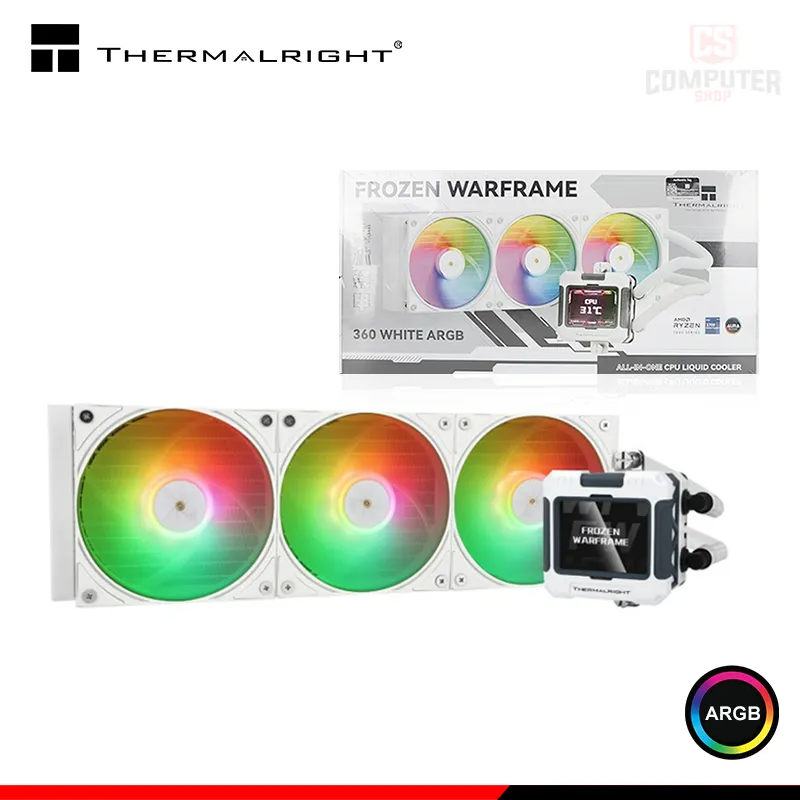 REFRIGERACION LIQUIDA THERMALRIGHT FROZEN WARFRAME 360 BLACK ARGB
