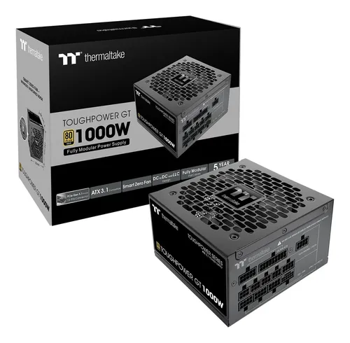 FUENTE DE PODER THERMALTAKE 1000W 80+ GOLD TOUGHPOWER GT
