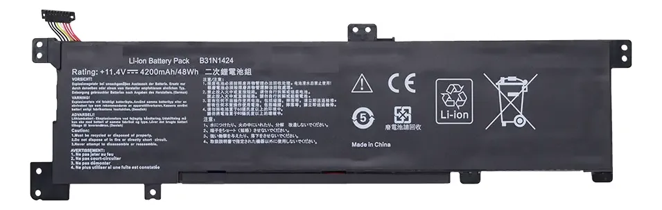 [A02343] Bateria Asus K401l K401la K401lb K401ub K401uq B31n1424
