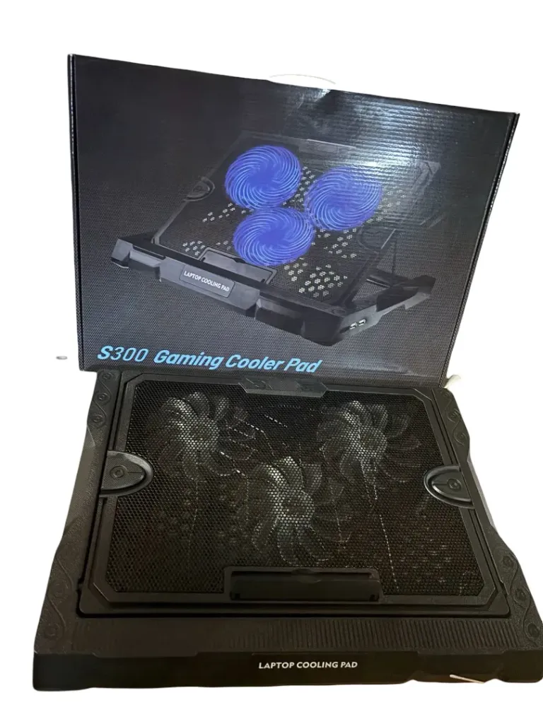 [BAS38] BASE REFRIGERANTE GAMER 3 VENTILADORES+ CONTROL VELOCIDAD PLEGABLE MOD:S300
