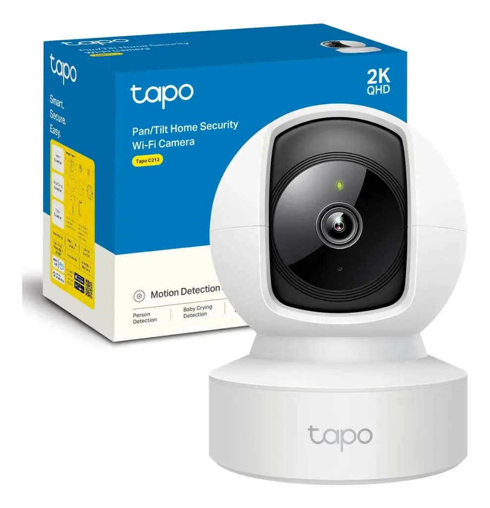 Tp-Link Tapo C212 WiFi Vigilancia 360° 2K 3MP IA Vision Nocturna