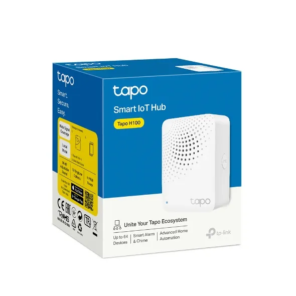 Tp-Link Tapo H100 Hub Inteligente Mini con Alarma Integrada