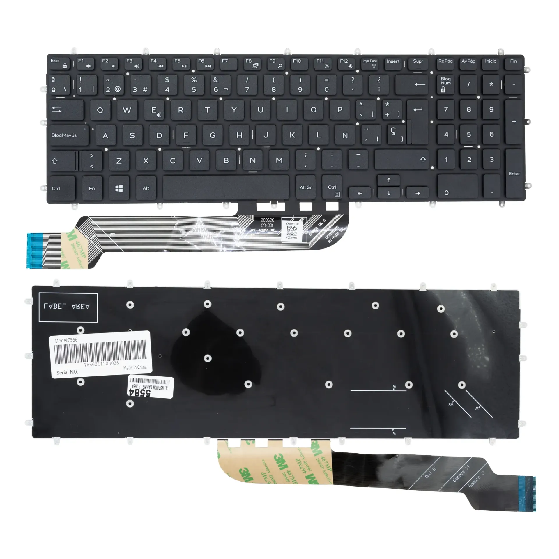 [A05425] TECLADO DELL INSPIRON 15 7566 7567 7577 7587 7570 7580 5765 5567 556