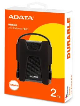 Disco Externo HD680 Antigolpes 2TB Negro Adata