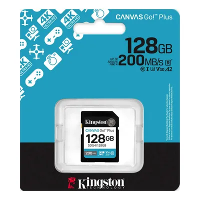 Memoria Micro SD Kingston 128GB Canvas Go! Plus V30