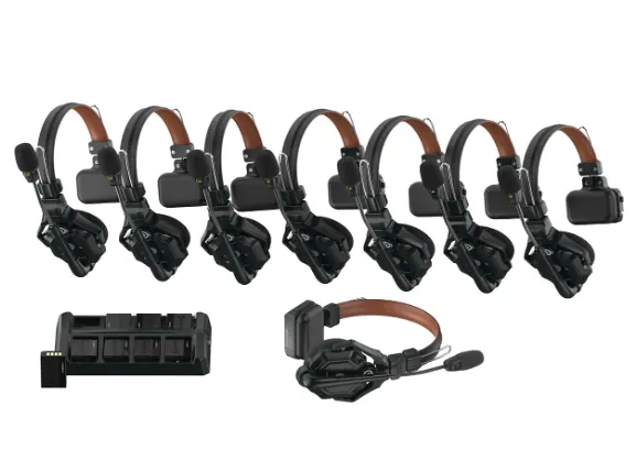 Hollyland Solidcom C1 Pro Full-Duplex ENC Sistema de intercomunicación inalámbrico con 8 auriculares
