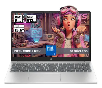PORTATIL HP 15-FD1357LA INTEL CORE I5-120U 8GB RAM SSD 512GB 15.6” COLOR NATURAL SILVER