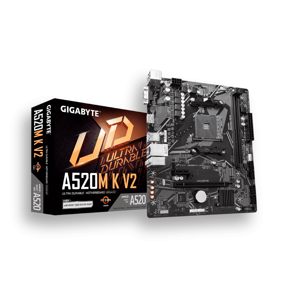 GIGABYTE A520M-K V2 PCIEX A.V.R USB 3,2 2 DDR4 RYZ