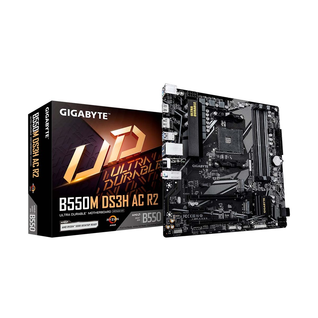 GIGABYTE B550M DS3H AC R2 WIFI 2GPU 4 DDR4 RYZ