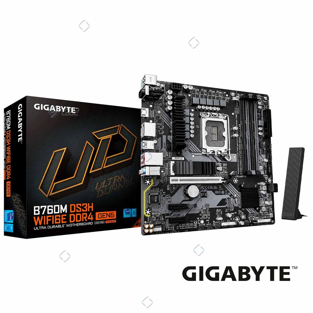 GIGABYTE B760M DS3H WIFI6E GEN5 4DDR5 XII XIII XIV