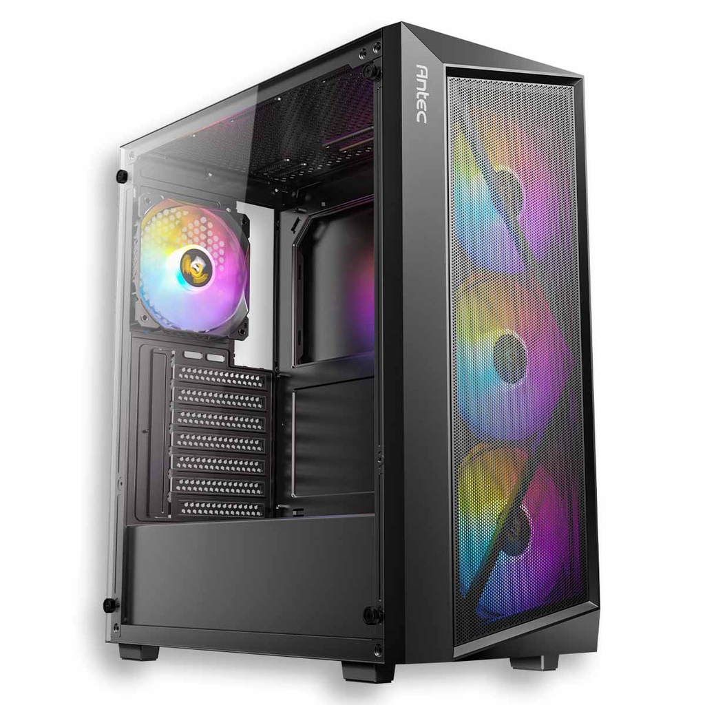 [SPE-16607] CAJA ANTEC AX67 VIDRIO TEMPLADO + 4 ARGB