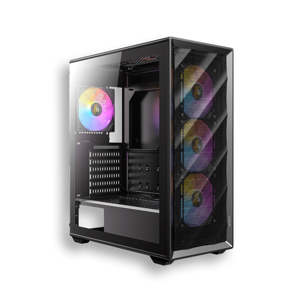 [SPE-16559] CAJA ANTEC AX85 VIDRIO TEMPLADO + 4 FAN ARGB