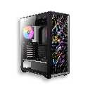 CAJA ANTEC AX85 VIDRIO TEMPLADO + 4 FAN ARGB